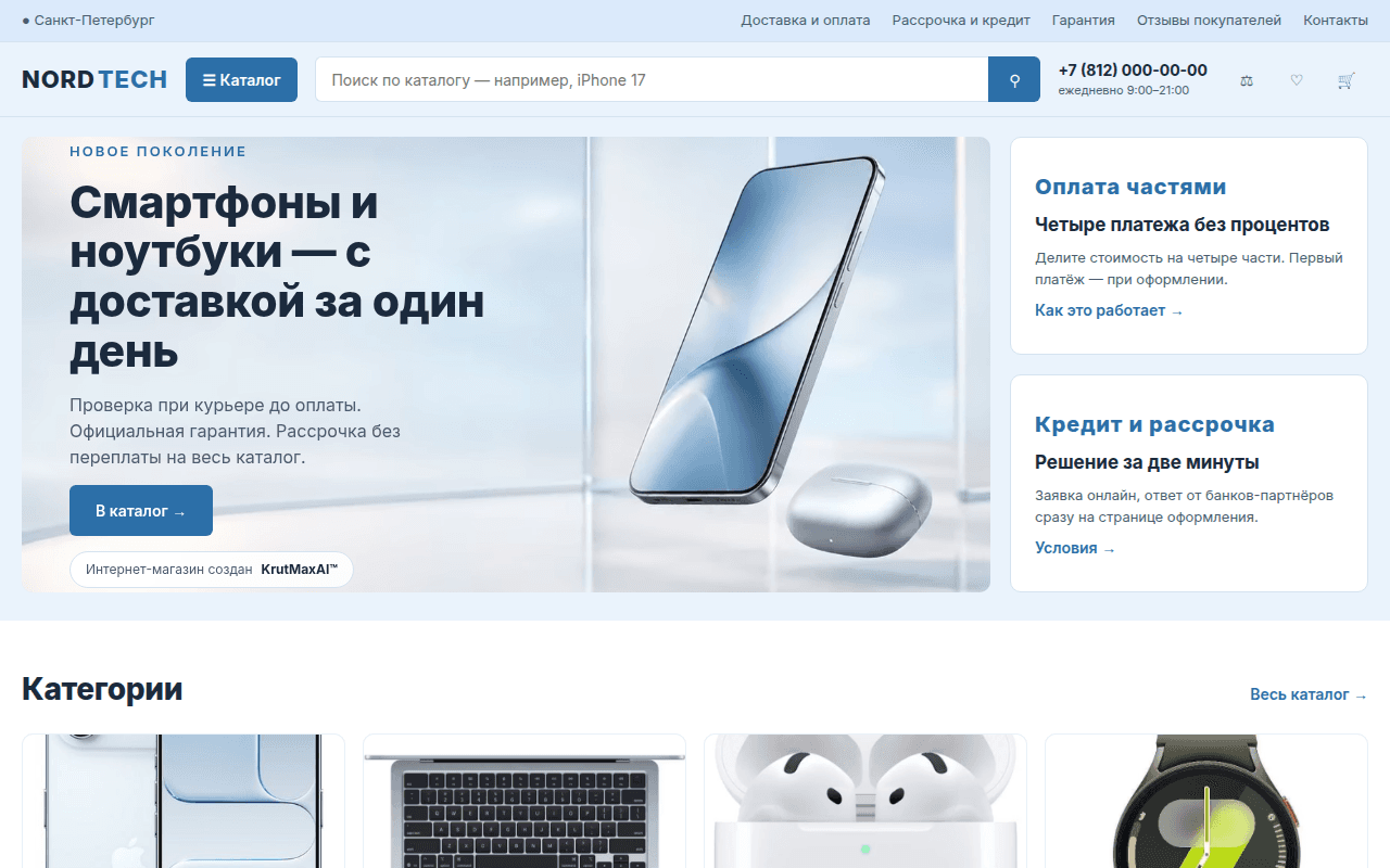 Интернет-магазин техники: цена в месяц видна раньше сомнений